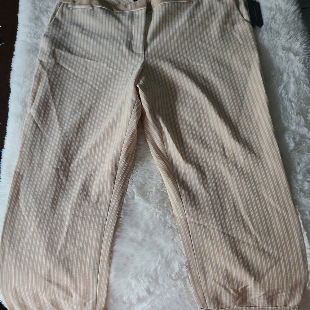Striped Tan Tommy Hilfiger Slacks, New with Tags, Retails for $89